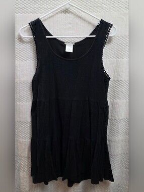 InTu black sleeveless mini dress